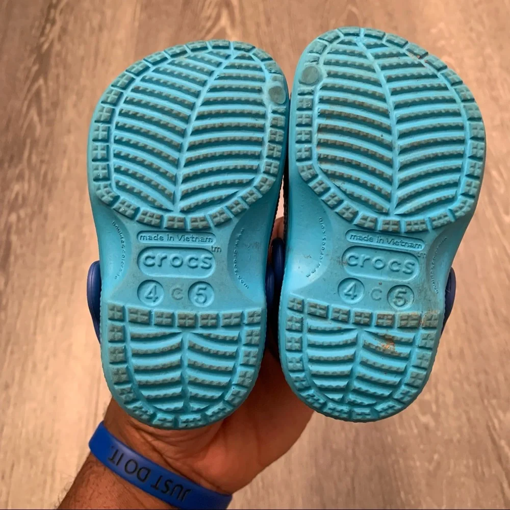 Crocs Kids Blue Baya Clog Unisex Toddler Size 4/5C
